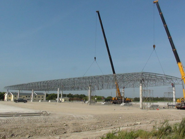 富德收费站网架工程