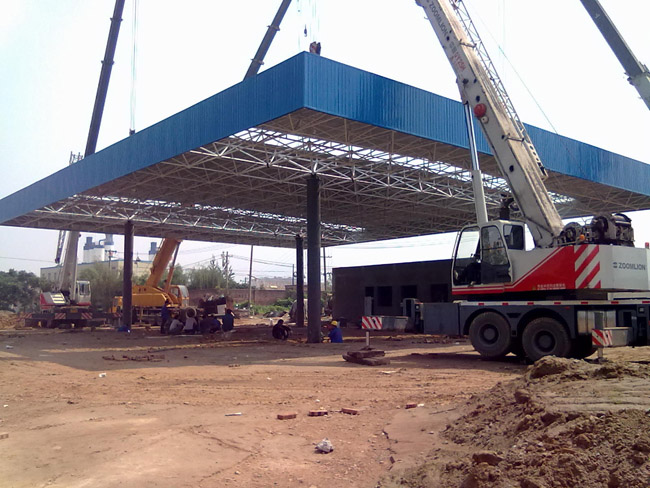 富德加气站网架工程